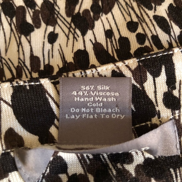 Ann Taylor, Brown/Black/Off-White Skirt, Size S - Picture 3 of 3